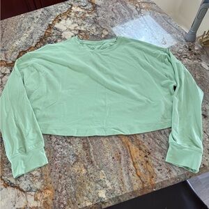 lululemon athletica Mint Green Long Sleeve Tee